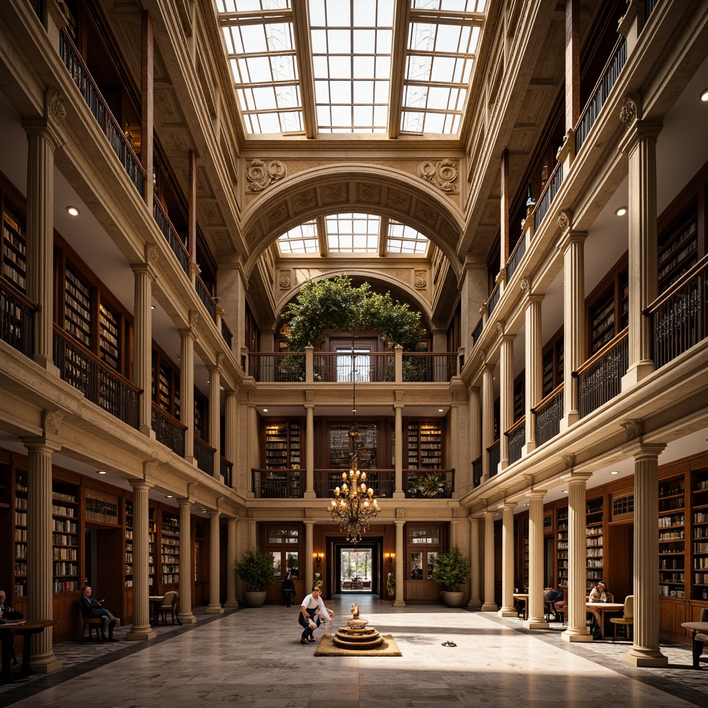 Library Neoclassicism Style Building Architecture Design Ideas