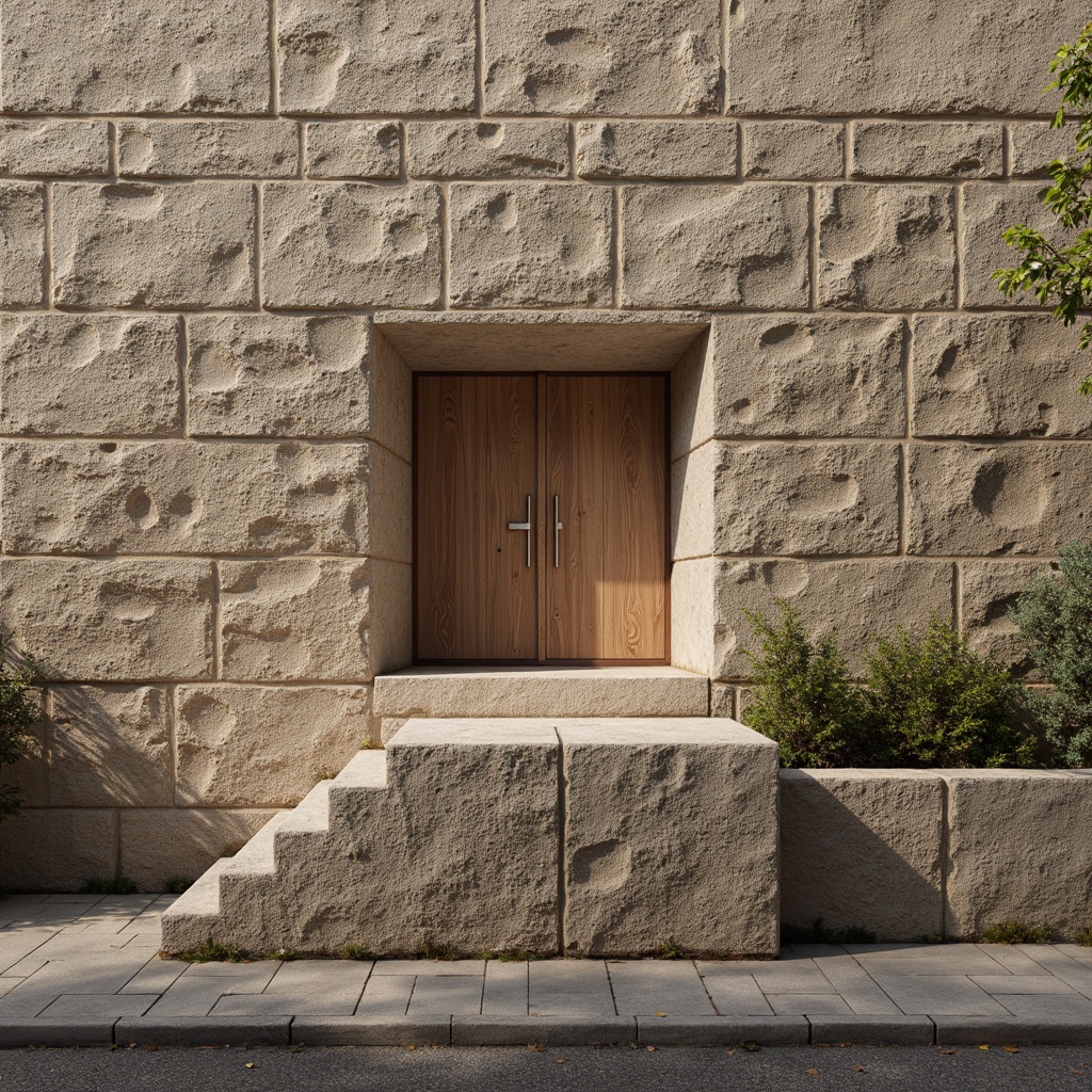 Prompt: Lavacrete architectural material, rough stone texture, earthy tone, natural pattern, rustic aesthetic, modern brutalist design, industrial chic atmosphere, urban landscape, cityscape background, dramatic lighting, high contrast shadows, 1/1 composition, realistic rendering, ambient occlusion.