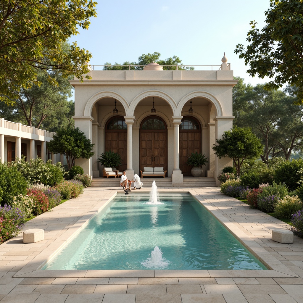 Neoclassicism Style Swimming Pool Design Ideas