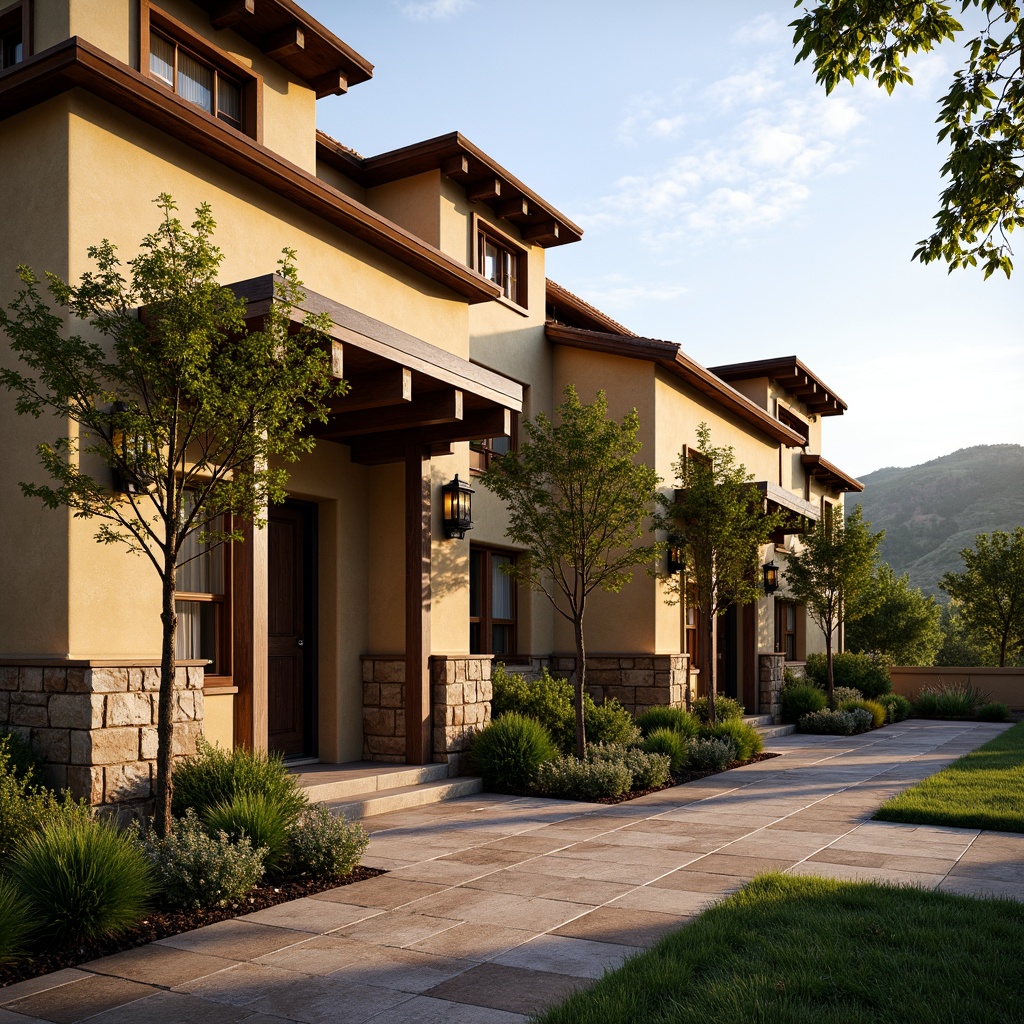 Prompt: Rustic winery facade, Mediterranean-inspired architecture, earthy tones, stone walls, wooden accents, curved lines, ornate metalwork, vine-covered trellises, lush greenery, rolling hills, sunny afternoon, warm golden lighting, shallow depth of field, 2/3 composition, symmetrical balance, realistic textures, ambient occlusion.