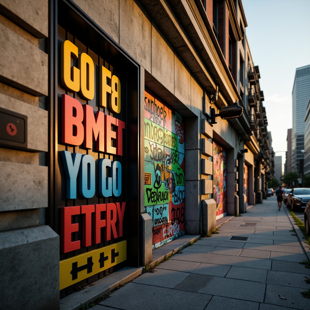 Prompt: Vibrant protest signs, bold typography, striking graffiti, urban cityscape, concrete walls, gritty textures, dramatic shadows, warm golden lighting, shallow depth of field, 1/1 composition, realistic render, ambient occlusion, energetic color palette, bright red accents, deep blue undertones, neon green highlights, metallic silver finishes, rough stone surfaces, industrial materials, edgy architectural lines, modern urban atmosphere.