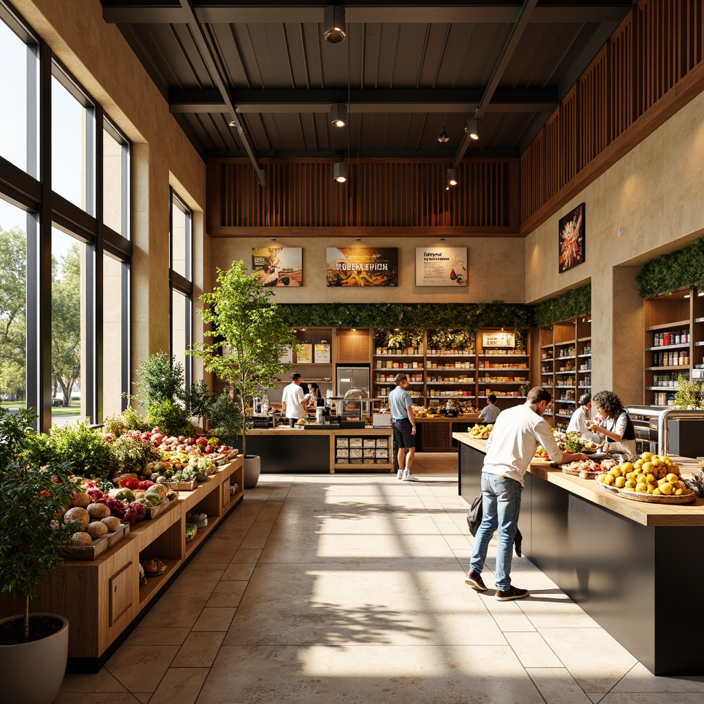 Grocery Store Deconstructivism Style Architecture Design Ideas