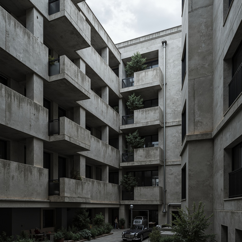 Apartment Brutalism Style Architecture Design Ideas