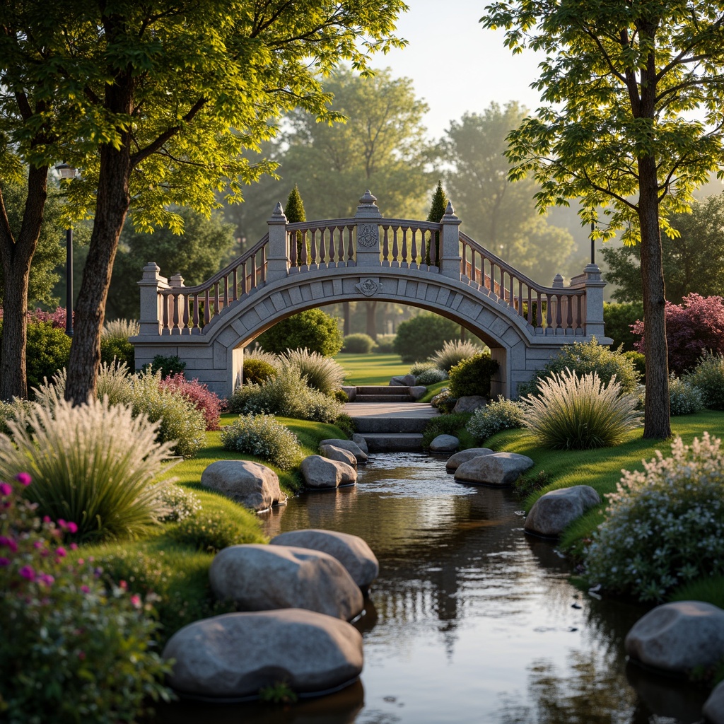 Baroque Style Pedestrian Bridge Architectural Design Ideas