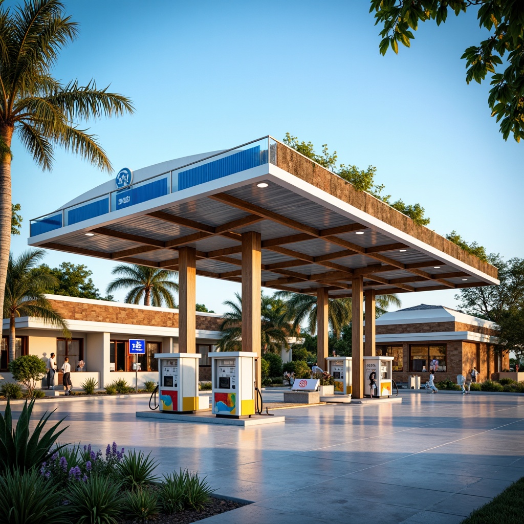 Regionalism Style Gas Station Architecture Design Ideas