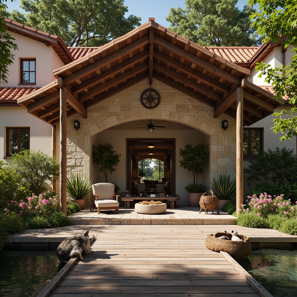 Boathouse Romanesque Style Architecture Design Ideas