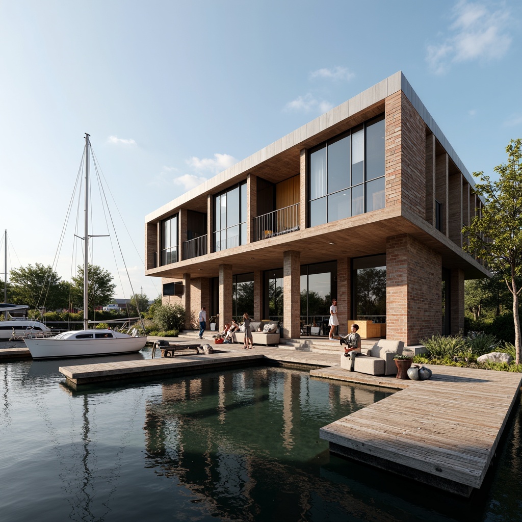 Boathouse Bauhaus Style Building Design Ideas