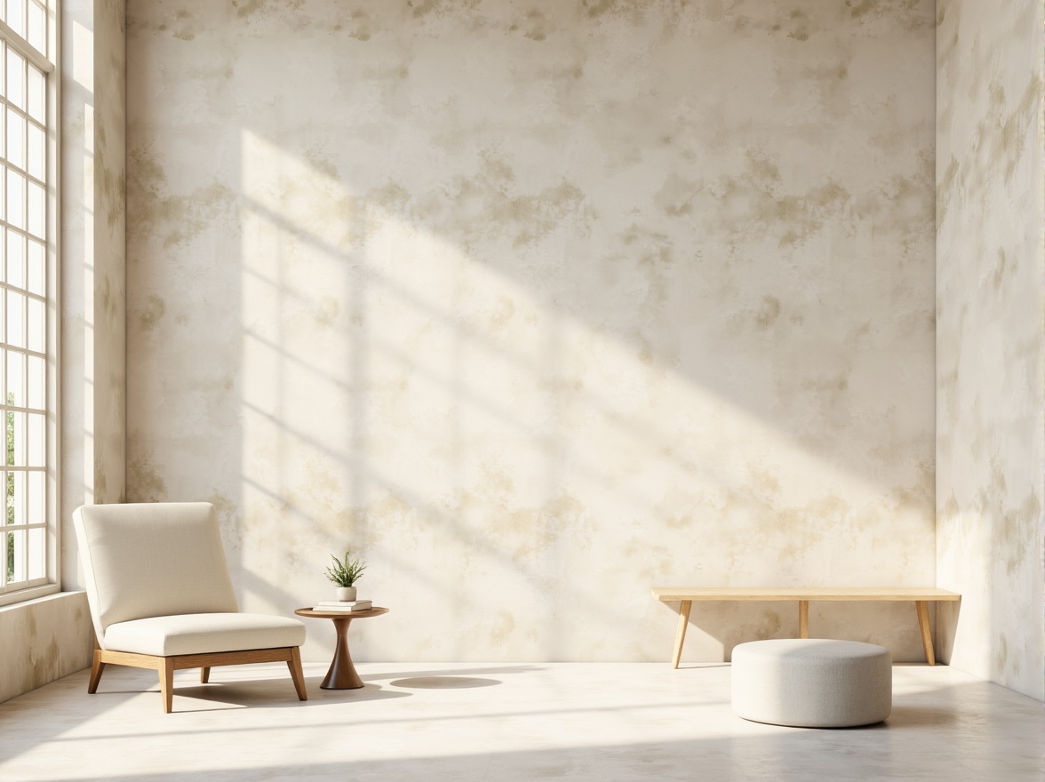 Prompt: Monochromatic background, soft beige tones, creamy whites, pale grays, subtle texture overlays, clean lines, minimalist furniture, empty spaces, natural light pouring in, soft shadows, 1/1 composition, realistic renderings, ambient occlusion, gentle warm lighting.