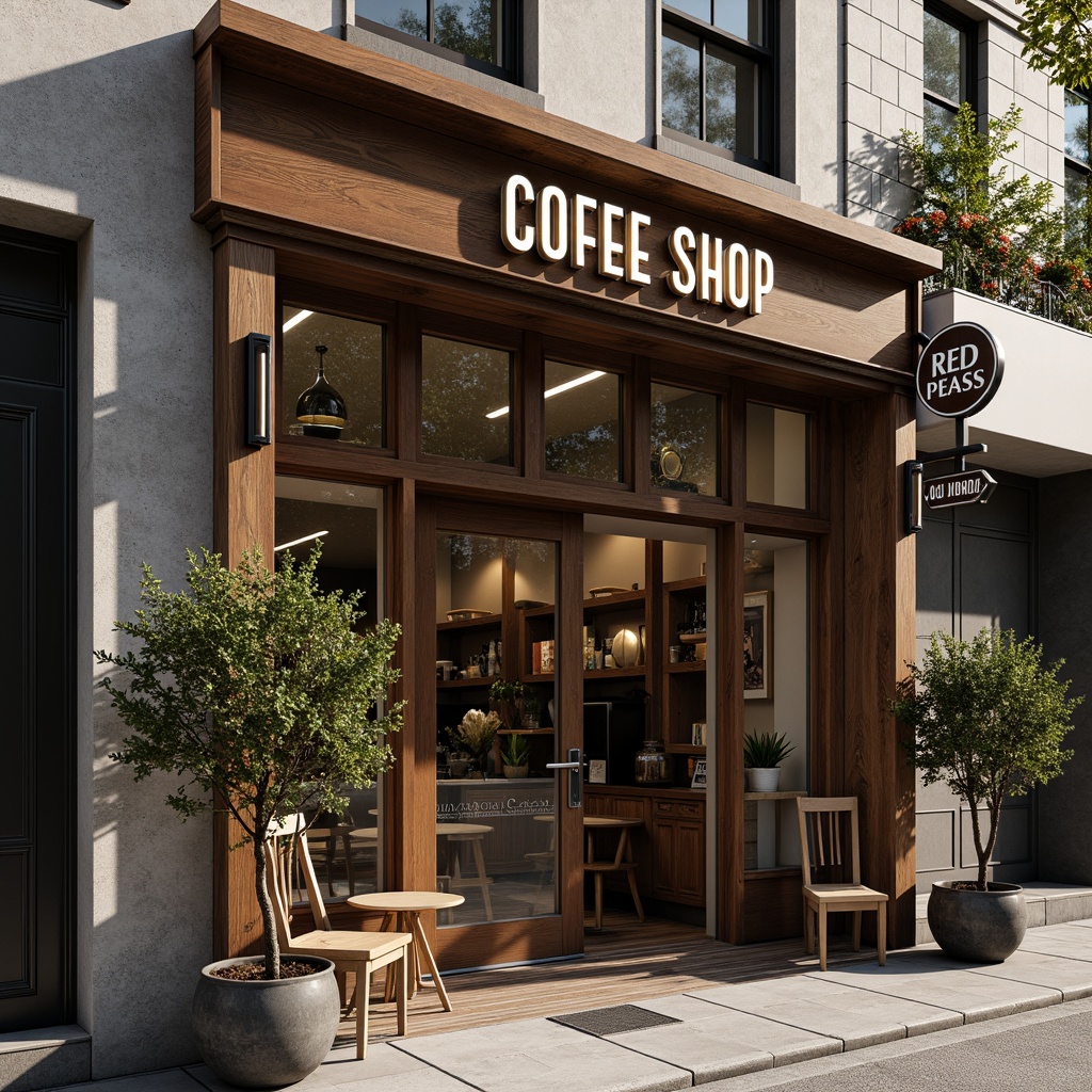 Prompt: Cozy coffee shop, rustic wooden facade, vintage metal signs, industrial steel doors, large glass windows, natural stone walls, earthy color scheme, modern minimalist design, subtle LED lighting, warm ambiance, bustling street scene, urban cityscape, morning sunlight, shallow depth of field, 3/4 composition, realistic textures, ambient occlusion.Let me know if you need any adjustments!