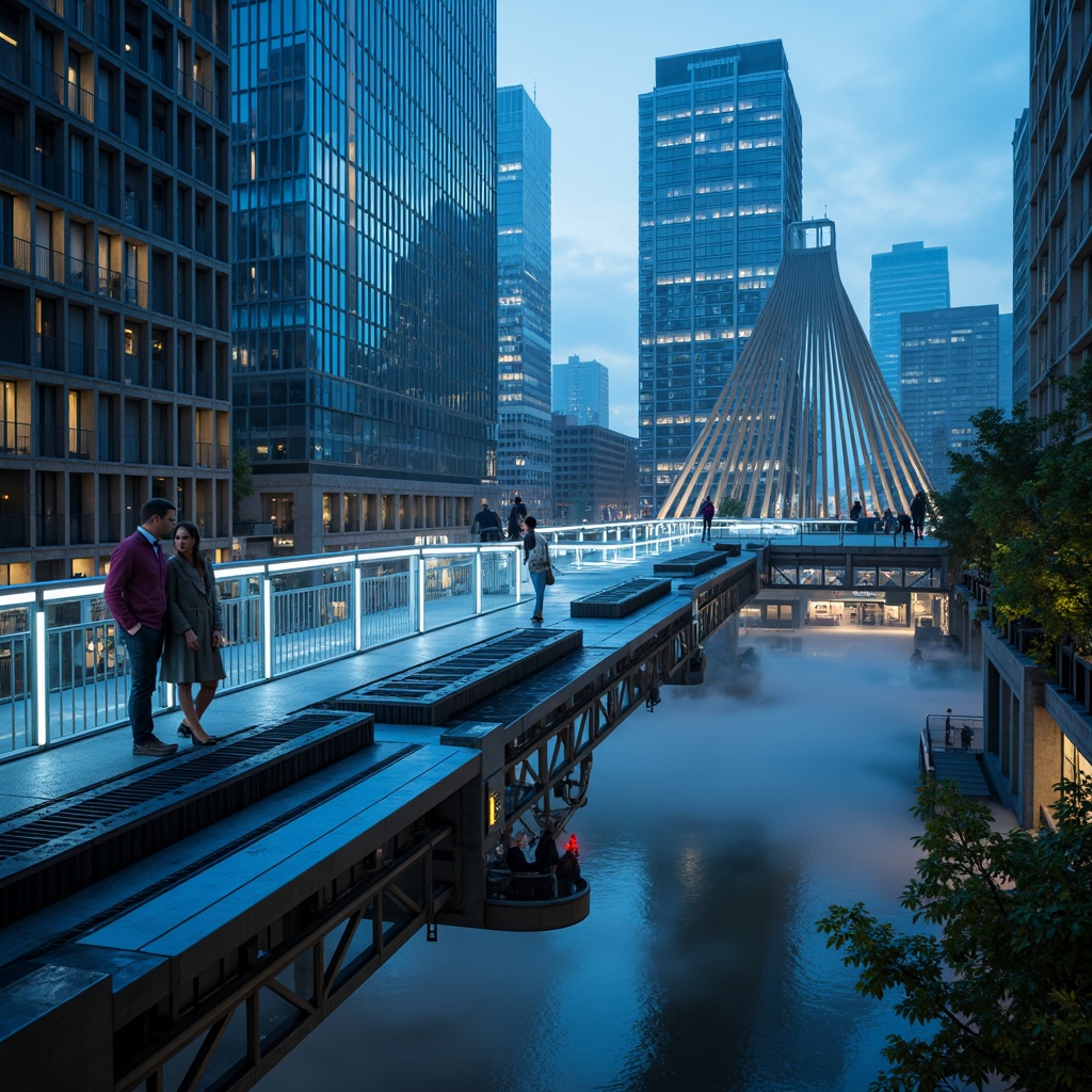 High-Tech Style Bridges Architectural Design Ideas