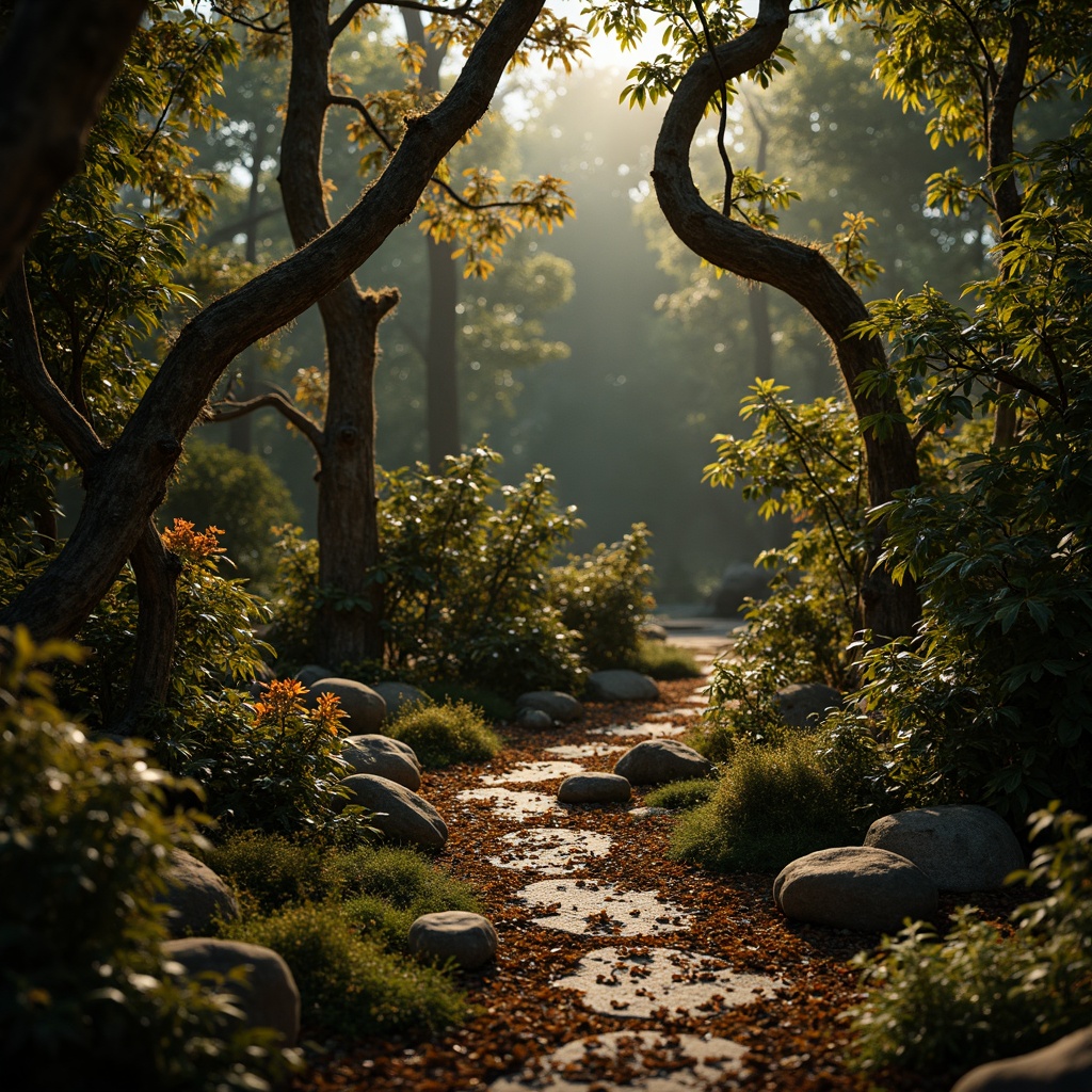 Prompt: Sinuous curves, organic forms, flowing tendrils, botanical inspirations, ornate decorations, luxurious materials, rich jewel tones, intricate patterns, whimsical motifs, elegant lines, fluid shapes, naturalistic themes, vintage nostalgia, warm golden lighting, soft focus, shallow depth of field, 1/1 composition, realistic textures, ambient occlusion.