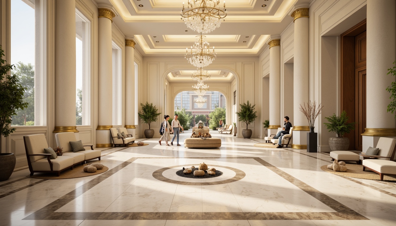 Prompt: Luxurious interior, elegant marble floors, creamy white walls, ornate columns, sophisticated furniture, lavish chandeliers, ambient warm lighting, shallow depth of field, 1/1 composition, soft focus effect, realistic textures, subtle reflective surfaces, modern minimalist design, high-end residential spaces, upscale commercial buildings, luxurious hotel lobbies, opulent decorative elements.