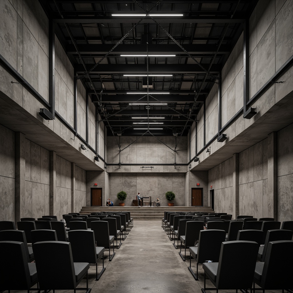 Auditorium Brutalism Style Building Design Ideas