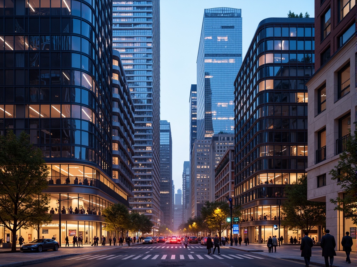 Prompt: Vibrant cityscape, modern skyscrapers, bold color scheme, contrasting hues, neon lights, sleek glass facades, metallic accents, urban landscape, pedestrian walkways, bustling streets, morning mist, warm natural light, shallow depth of field, 1/2 composition, realistic reflections, ambient occlusion.