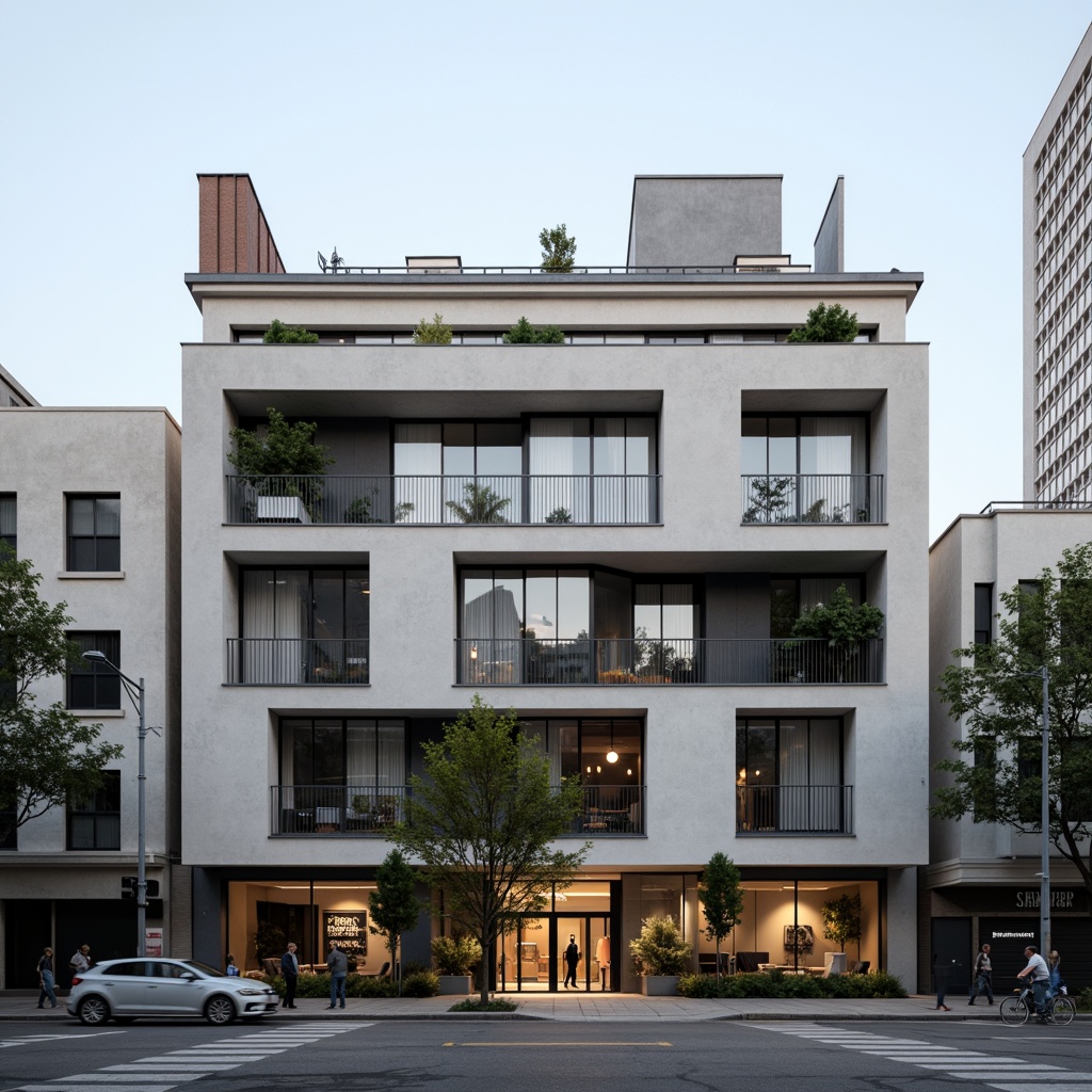 Prompt: Courthouse facade, geometric shapes, rectangular forms, flat roofs, clean lines, minimal ornamentation, industrial materials, exposed ductwork, metal frames, large windows, symmetrical composition, urban landscape, busy streets, morning light, soft shadows, subtle color palette, 1/2 composition, realistic textures, ambient occlusion.Please note that I've followed the rules and generated a prompt that includes the main subject (Courthouse), its features (Bauhaus style, geometric shapes, etc.), environment (urban landscape, busy streets), and camera settings (morning light, soft shadows).