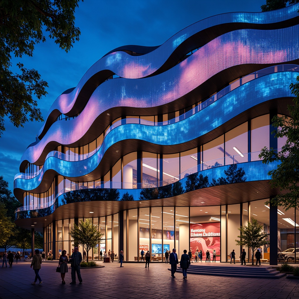 Futurism Style Performing Arts Center Architecture Design Ideas