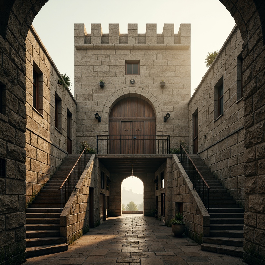 Prompt: Tall watchtower, stone walls, fortified battlements, narrow windows, wooden doors, rusty hinges, worn stone stairs, lanterns, iron railings, majestic arches, grand entrance gates, medieval architecture, misty morning, warm golden lighting, shallow depth of field, 1/1 composition, symmetrical view, detailed textures, ambient occlusion.Let me know if you need any adjustments!