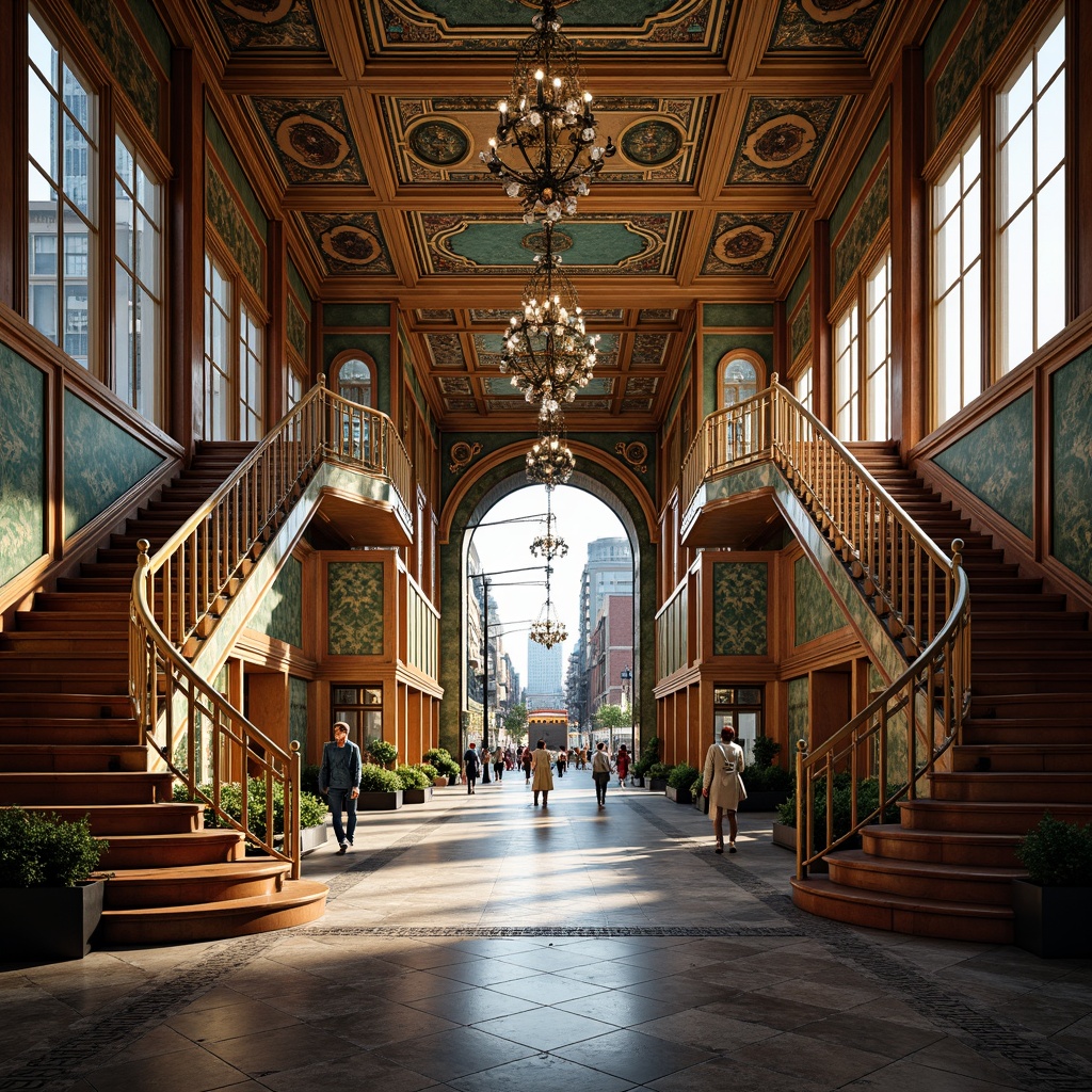 Art Deco Style Tram Station Architecture Design Ideas