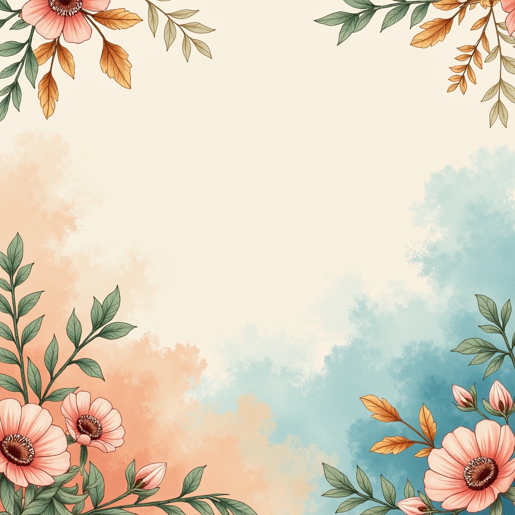 Prompt: Vibrant color scheme, pastel hues, soft peach tones, calming blue shades, rich turquoise accents, creamy whites, warm beige backgrounds, natural earthy undertones, subtle texture overlays, gentle gradient transitions, atmospheric mist effects, dreamy ethereal ambiance, whimsical illustration style, delicate hand-drawn elements, ornate typography, elegant layout composition, harmonious visual balance, soothing color harmony, 3/4 aspect ratio, panoramic view, realistic rendering, ambient occlusion.