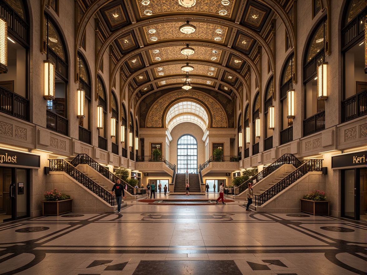 Prompt: Grandiose bus station, symmetrical facade, ornate details, sweeping arches, majestic columns, polished marble floors, intricate mosaics, golden accents, dramatic chandeliers, high ceilings, grand staircases, luxurious materials, rich textures, vibrant colors, dynamic lighting, shallow depth of field, 1/2 composition, central perspective, realistic reflections, ambient occlusion.