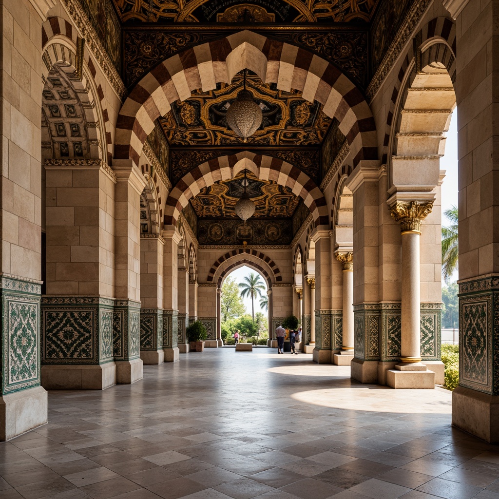 Prompt: Intricate stone carvings, ornate marble columns, Byzantine arches, grand domed structures, rustic brick walls, ornamental tile work, vivid mosaic patterns, golden accents, richly textured stonework, ancient craftsmanship, warm earthy tones, soft diffused lighting, shallow depth of field, 1/2 composition, symmetrical balance, highly detailed textures, ambient occlusion.