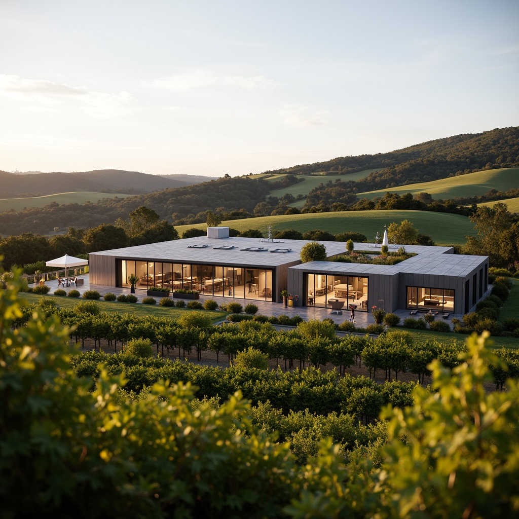 Winery High-tech Style Building Design Ideas