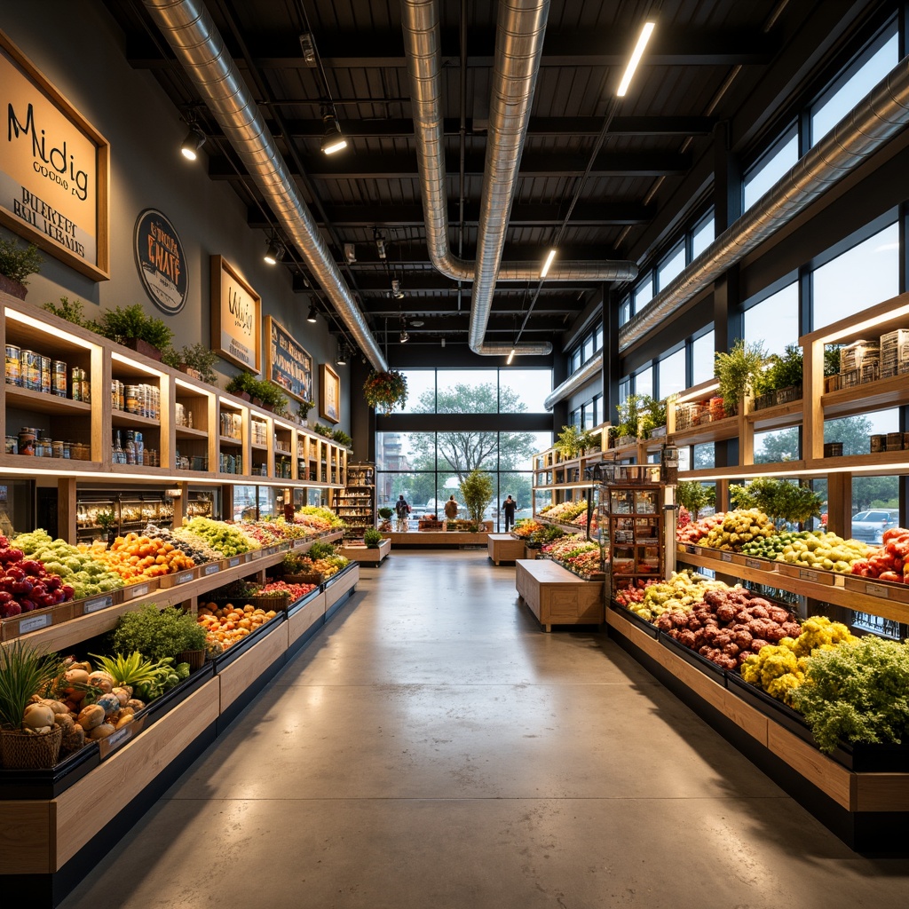 Grocery Store Neoclassicism Style Architecture Design Ideas