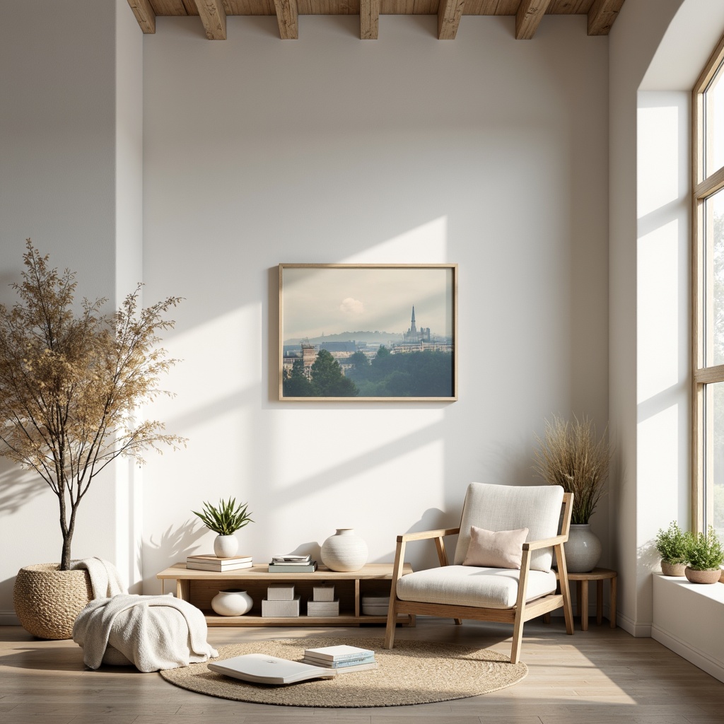 Prompt: \Soothing interior design, harmonious color palette, pastel hues, creamy whites, soft grays, calming blues, earthy tones, natural textures, wooden accents, woven fibers, subtle patterns, minimalist decor, ambient lighting, soft focus, shallow depth of field, 1/1 composition, realistic rendering.\Please let me know if this meets your requirements or if you need any further adjustments!