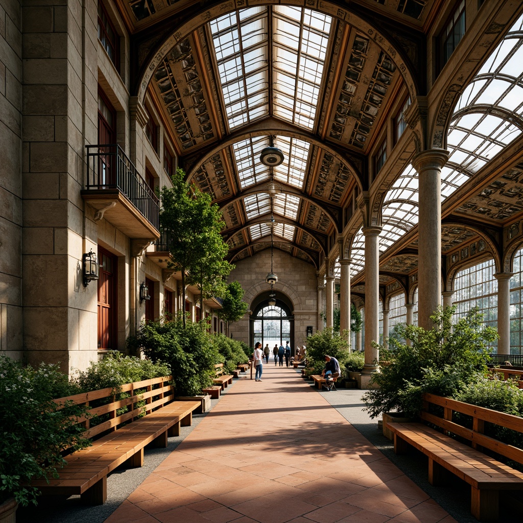 Art Nouveau Style Train Station Architectural Design Ideas