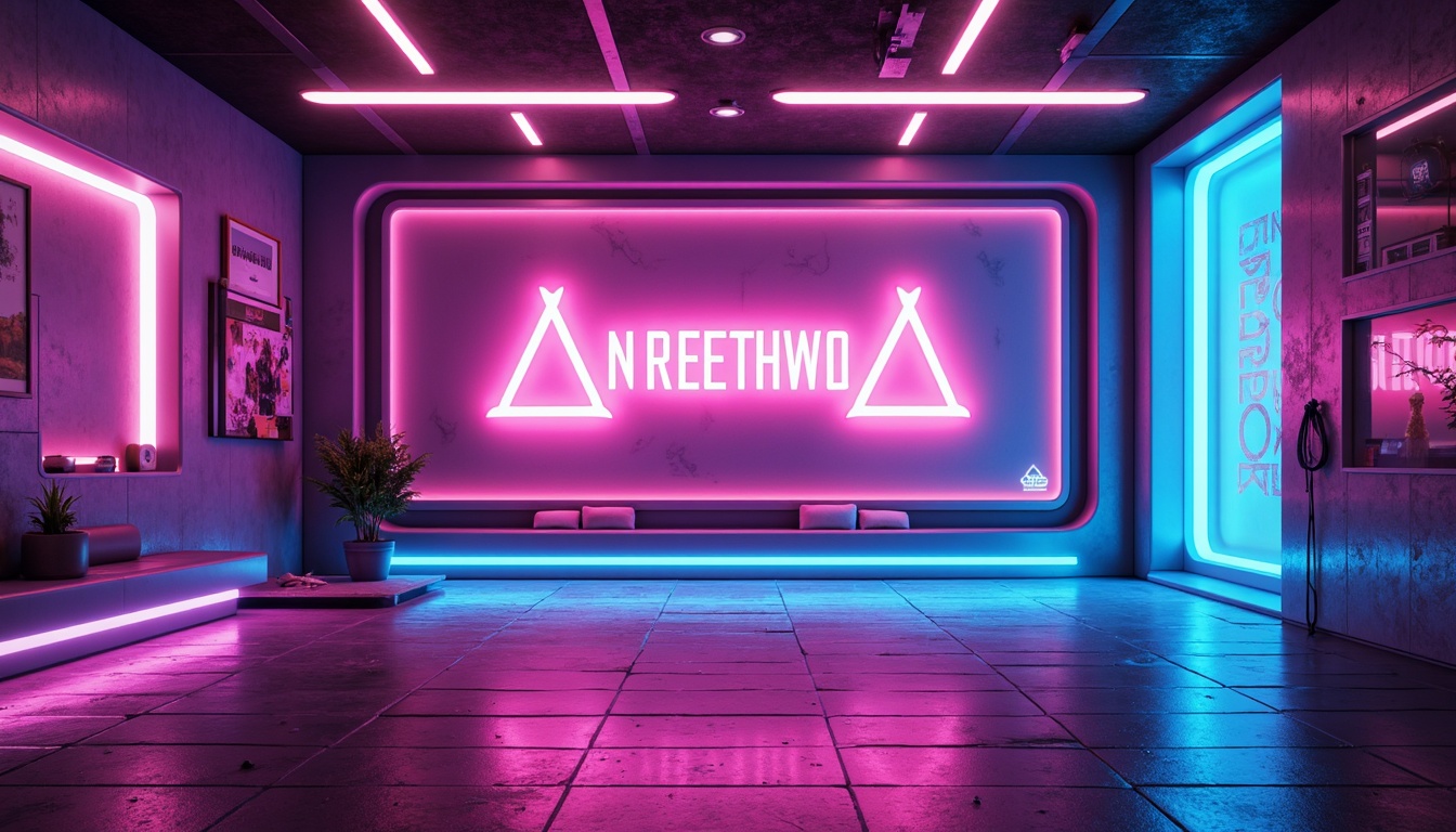 Prompt: Vibrant digital illustration, futuristic neon lights, bold typography, modern minimalist layout, sleek metallic accents, pastel gradient backgrounds, soft warm lighting, 3/4 composition, panoramic view, realistic textures, ambient occlusion.