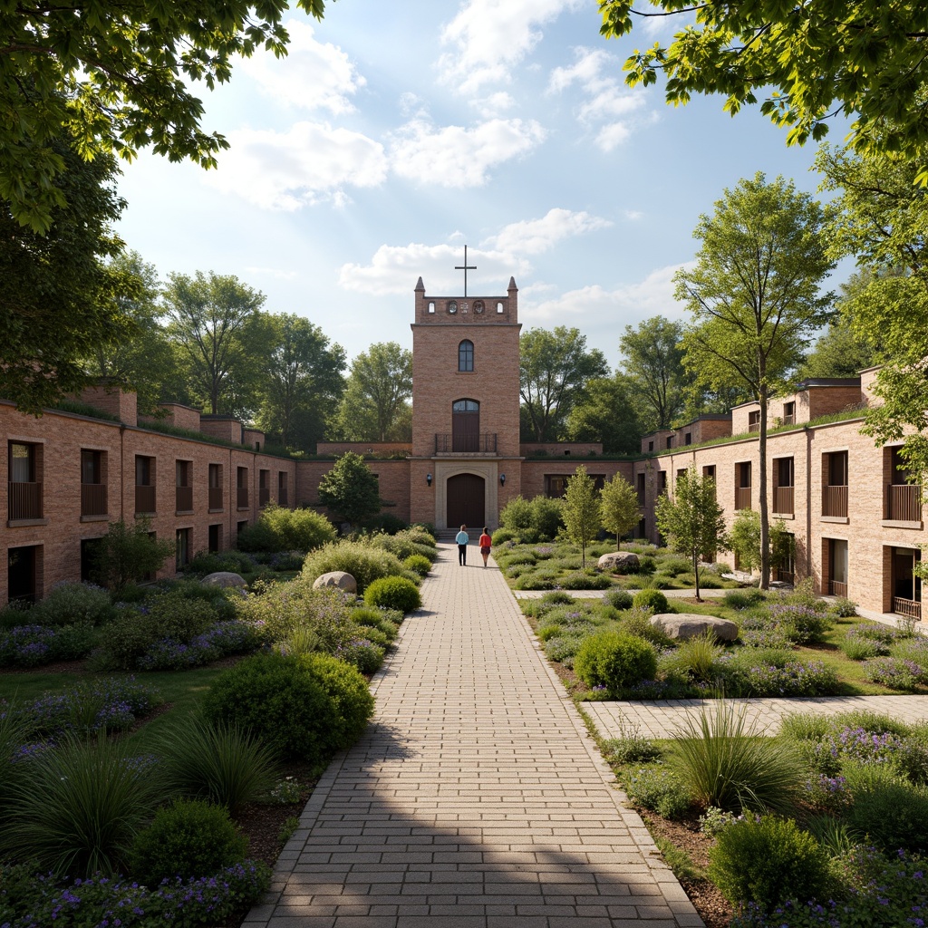 Prompt: Historic monument, ancient ruins, recycled stone walls, green roofs, solar panels, wind turbines, rainwater harvesting systems, natural ventilation, earthy color palette, organic textures, reclaimed wood accents, bamboo floors, low-carbon concrete, energy-efficient lighting, soft warm ambiance, shallow depth of field, 1/1 composition, symmetrical framing, realistic renderings, ambient occlusion.