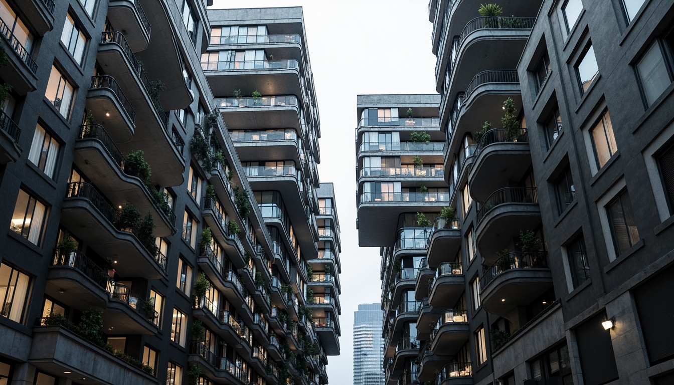 Prompt: Extruded metallic grids, parametric architecture, futuristic skyscraper, cantilevered floors, angular balconies, geometric patterns, monochromatic color scheme, industrial materials, exposed ductwork, minimalist ornamentation, high-tech infrastructure, optimized natural lighting, 1/1 composition, dramatic shading, realistic reflections, atmospheric misting.