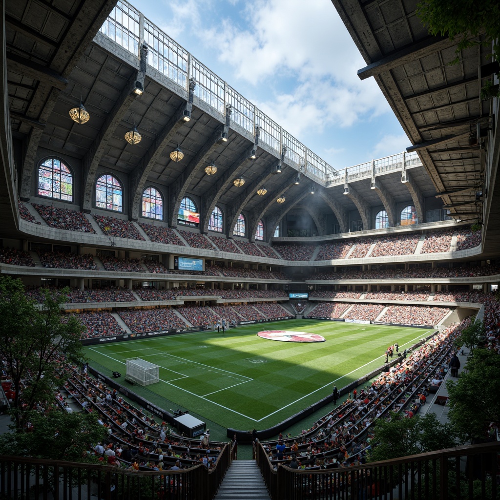 Gothic Style Football Stadium Architecture Design Ideas