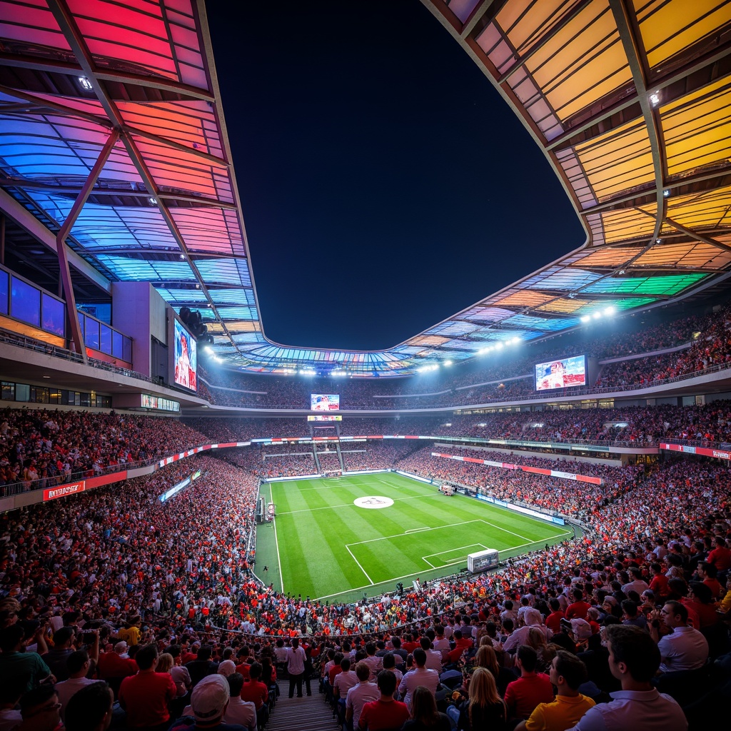 Soccer Stadium Expressionism Style Architecture Design Ideas