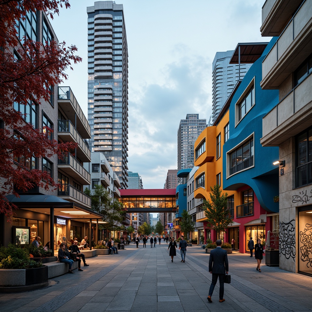 Postmodernism Style Pedestrian Bridge Architecture Design Ideas