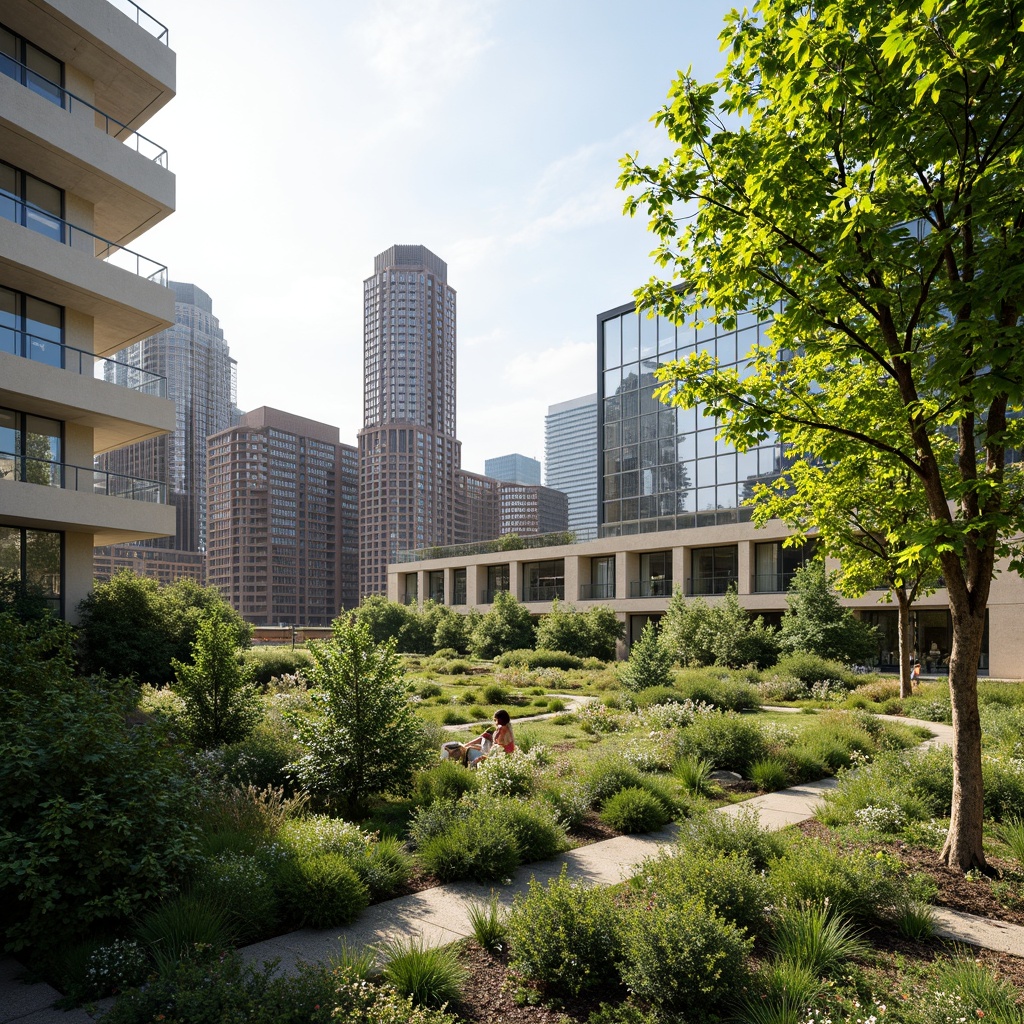 Prompt: Vibrant green rooftop garden, lush vegetation, natural stone paths, modern gymnasium architecture, sleek glass fa\u00e7ade, cantilevered balconies, minimalist design, eco-friendly materials, innovative ventilation systems, abundant natural light, high ceilings, wooden flooring, mirrored walls, state-of-the-art fitness equipment, free weights area, cardio machines, group exercise rooms, yoga studios, outdoor recreational spaces, basketball courts, tennis courts, jogging tracks, scenic city views, sunny day, soft warm lighting, shallow depth of field, 3/4 composition, panoramic view, realistic textures, ambient occlusion.