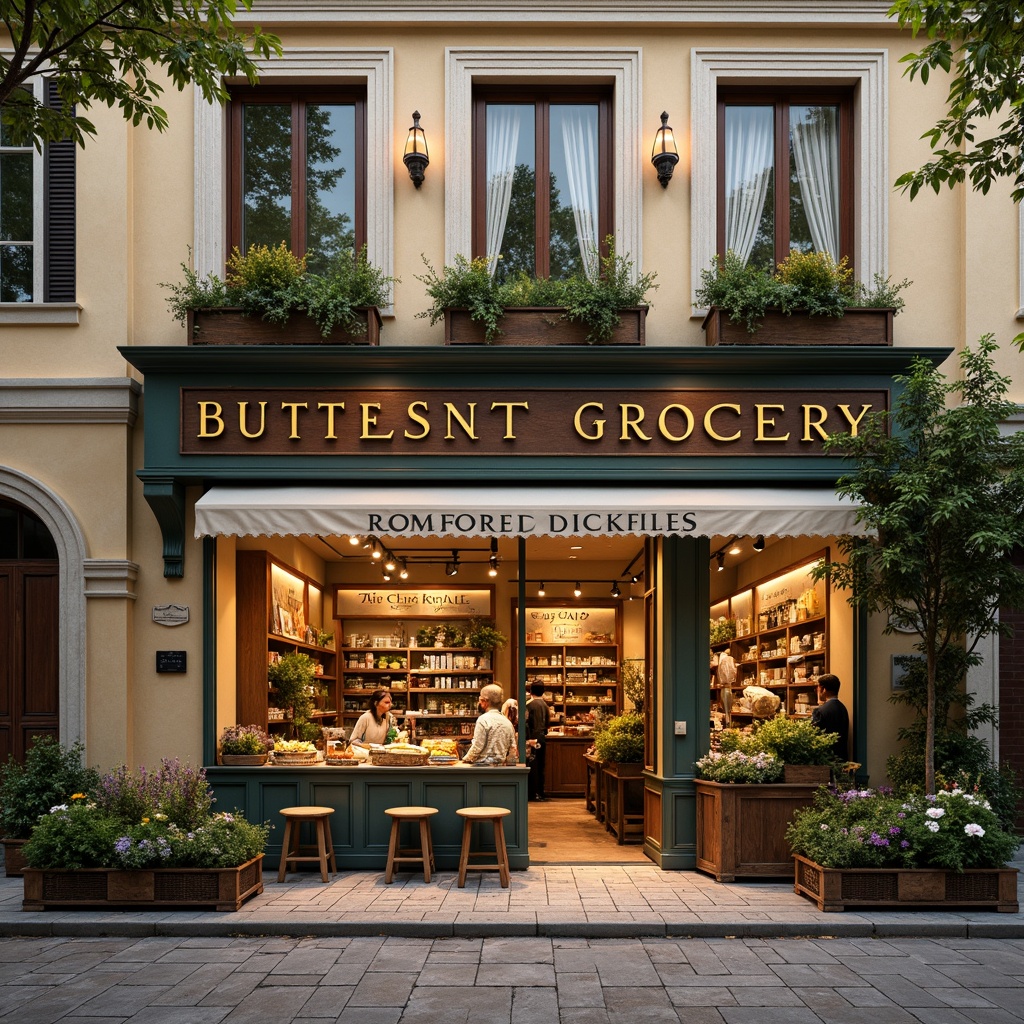 Grocery Store Romanticism Style Architecture Design Ideas