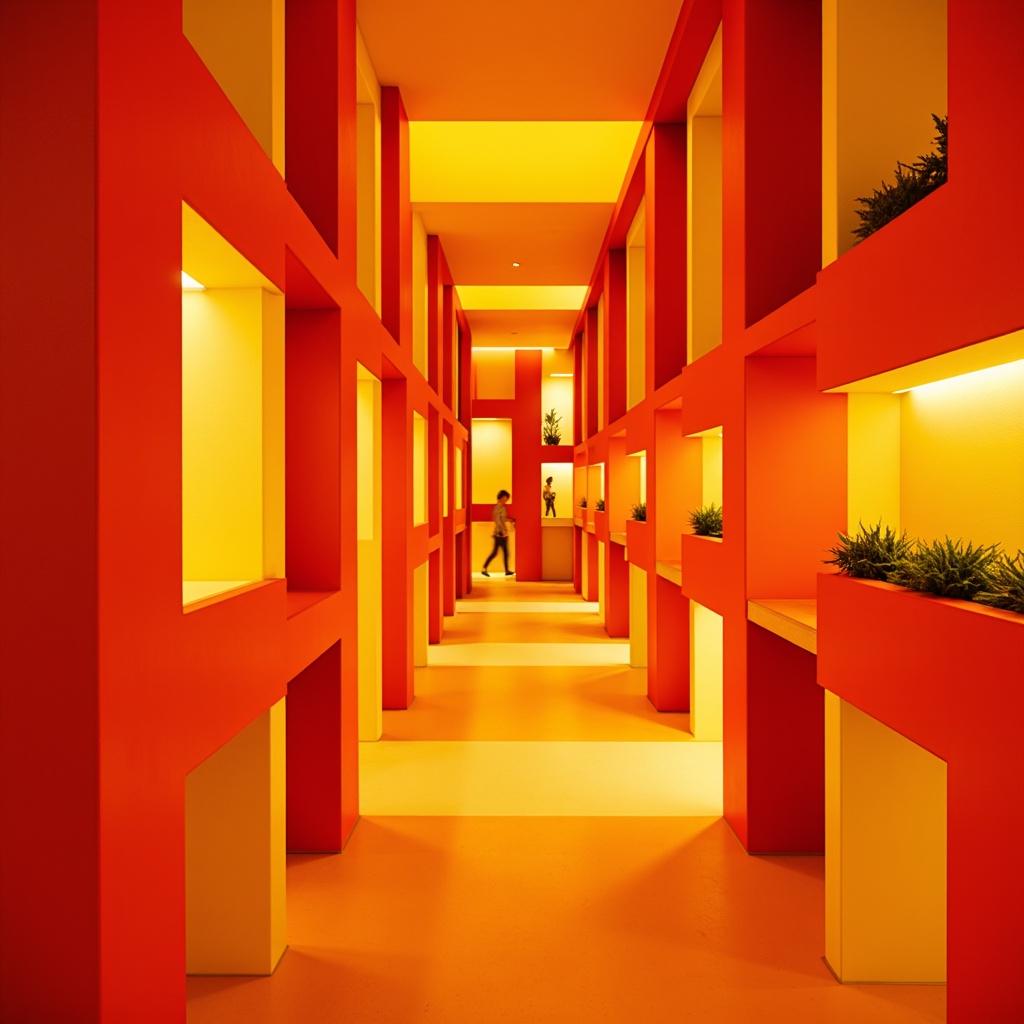 Prompt: Vibrant orange accents, bold color blocking, high-contrast design, energetic and playful atmosphere, modern abstract art, geometric shapes, minimalist backgrounds, warm and inviting lighting, shallow depth of field, 1/2 composition, realistic textures, ambient occlusion.