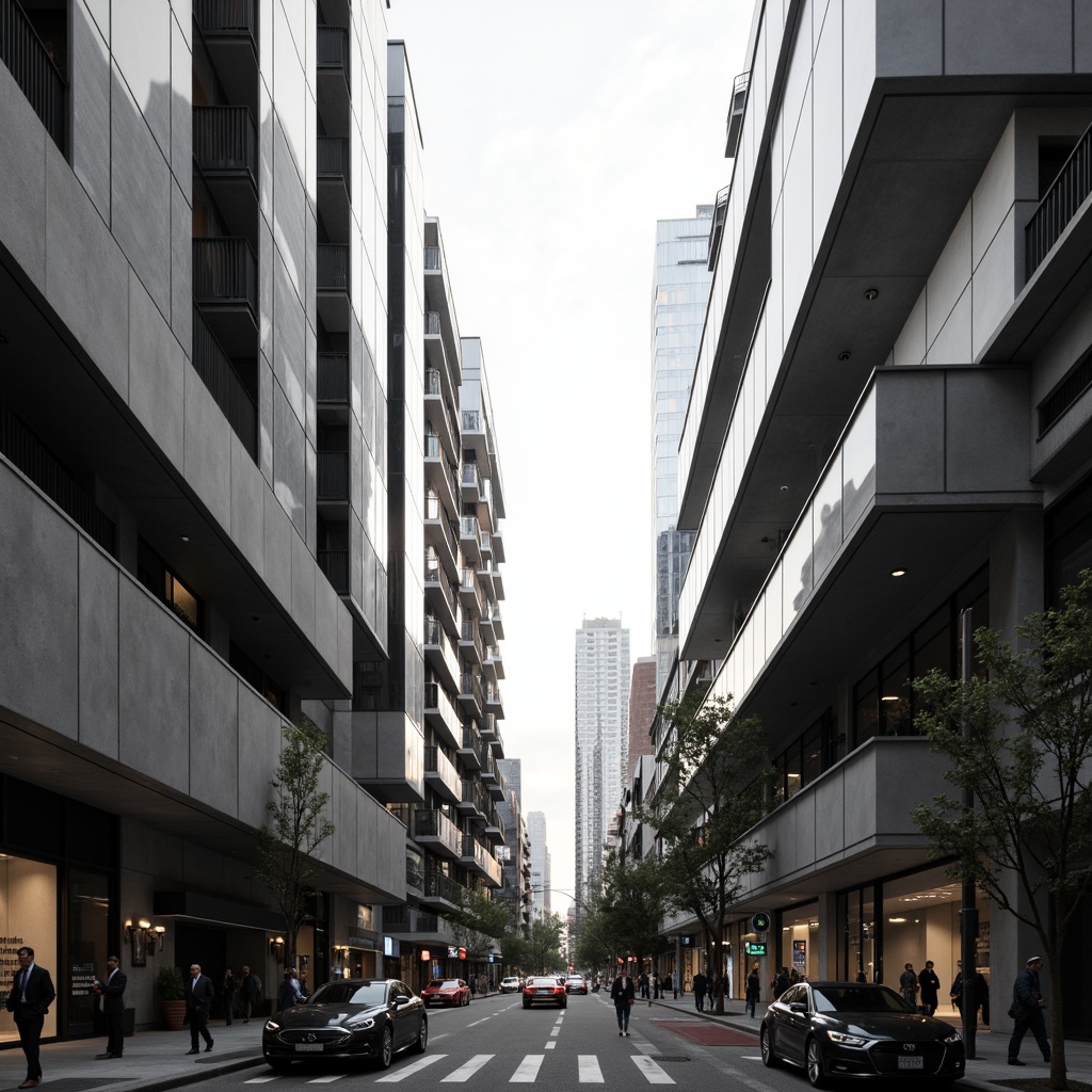 Prompt: Streamlined buildings, curved lines, smooth surfaces, polished metals, reflective glass, minimalist decor, urban cityscape, busy streets, modern skyscrapers, sleek architecture, monochromatic color scheme, soft gradient lighting, shallow depth of field, 1/2 composition, panoramic view, realistic reflections, ambient occlusion.