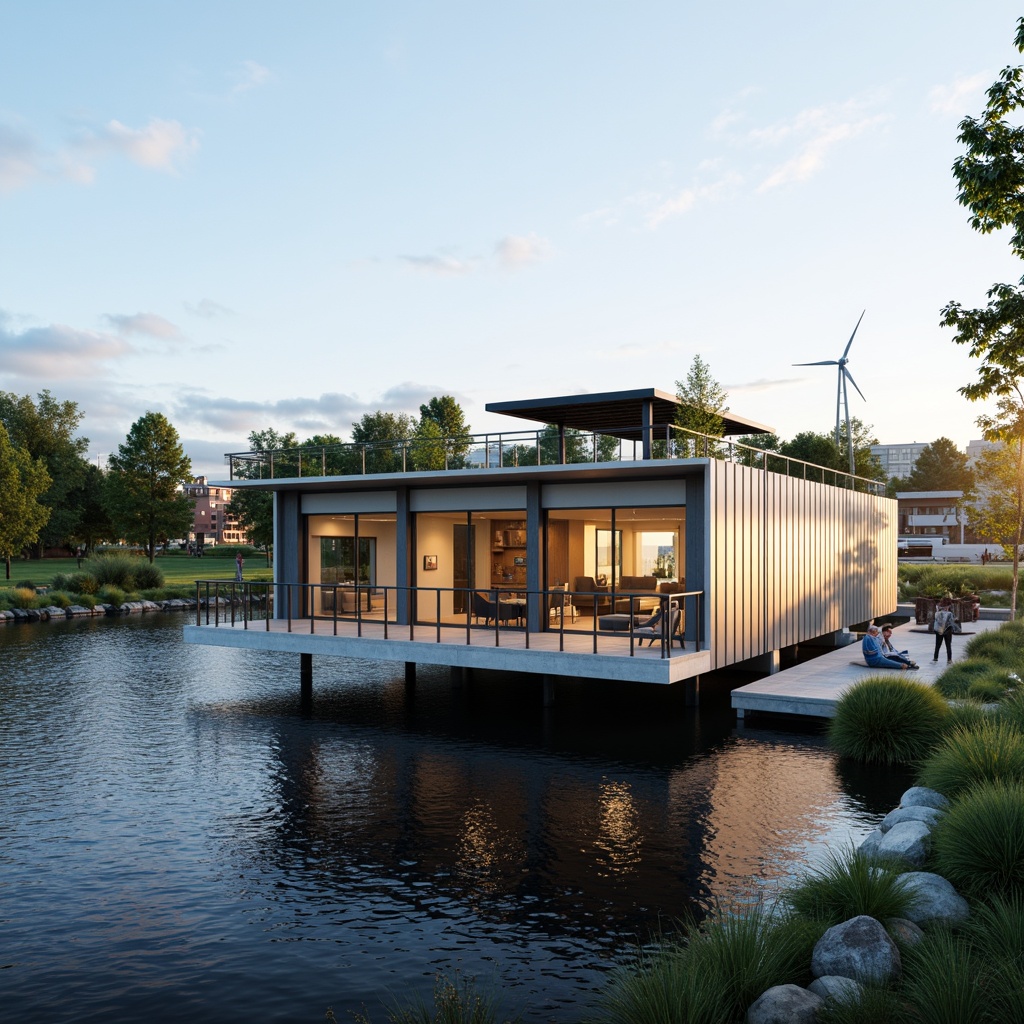 Boathouse High-tech Style Architecture Design Ideas