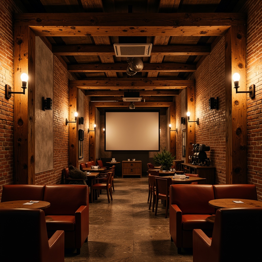 Cinema Rustic Style Building and Interior Design Ideas