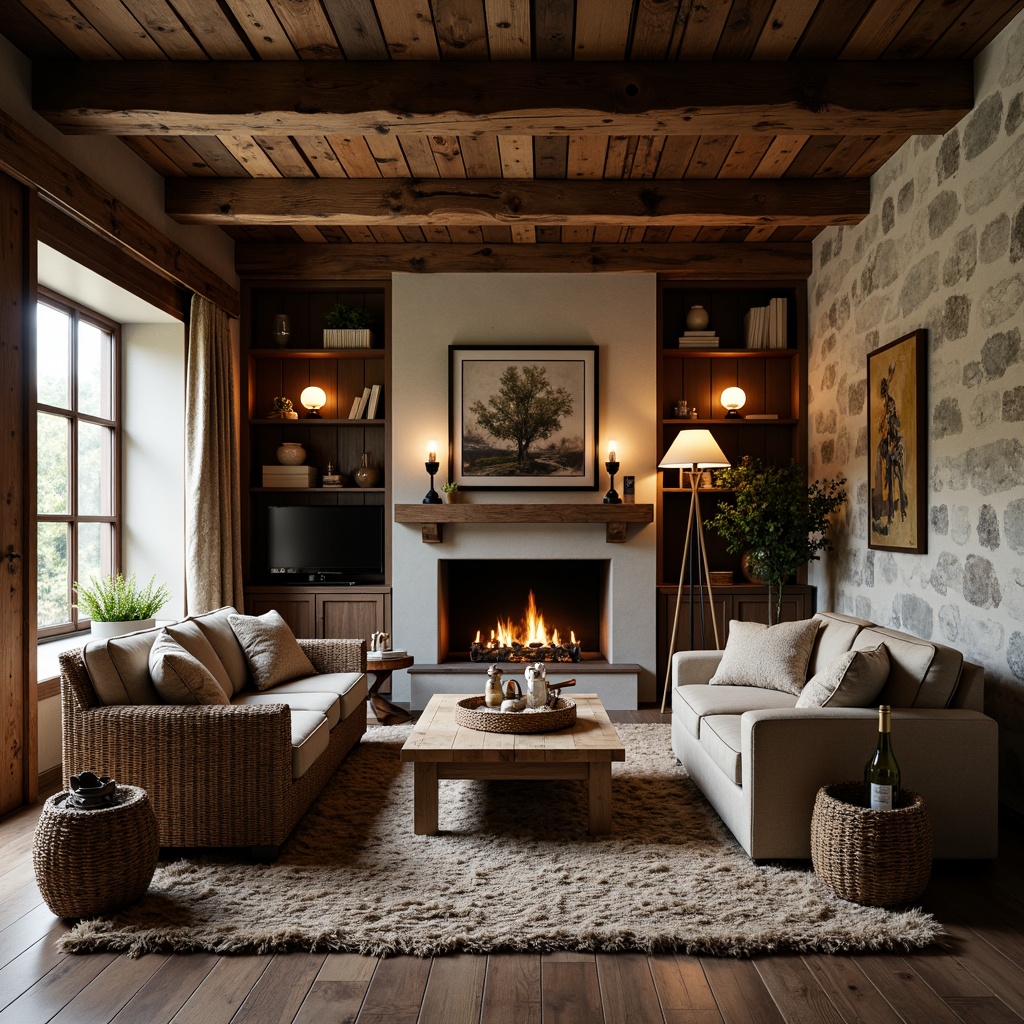 Rustic Style Building Interior Design Ideas