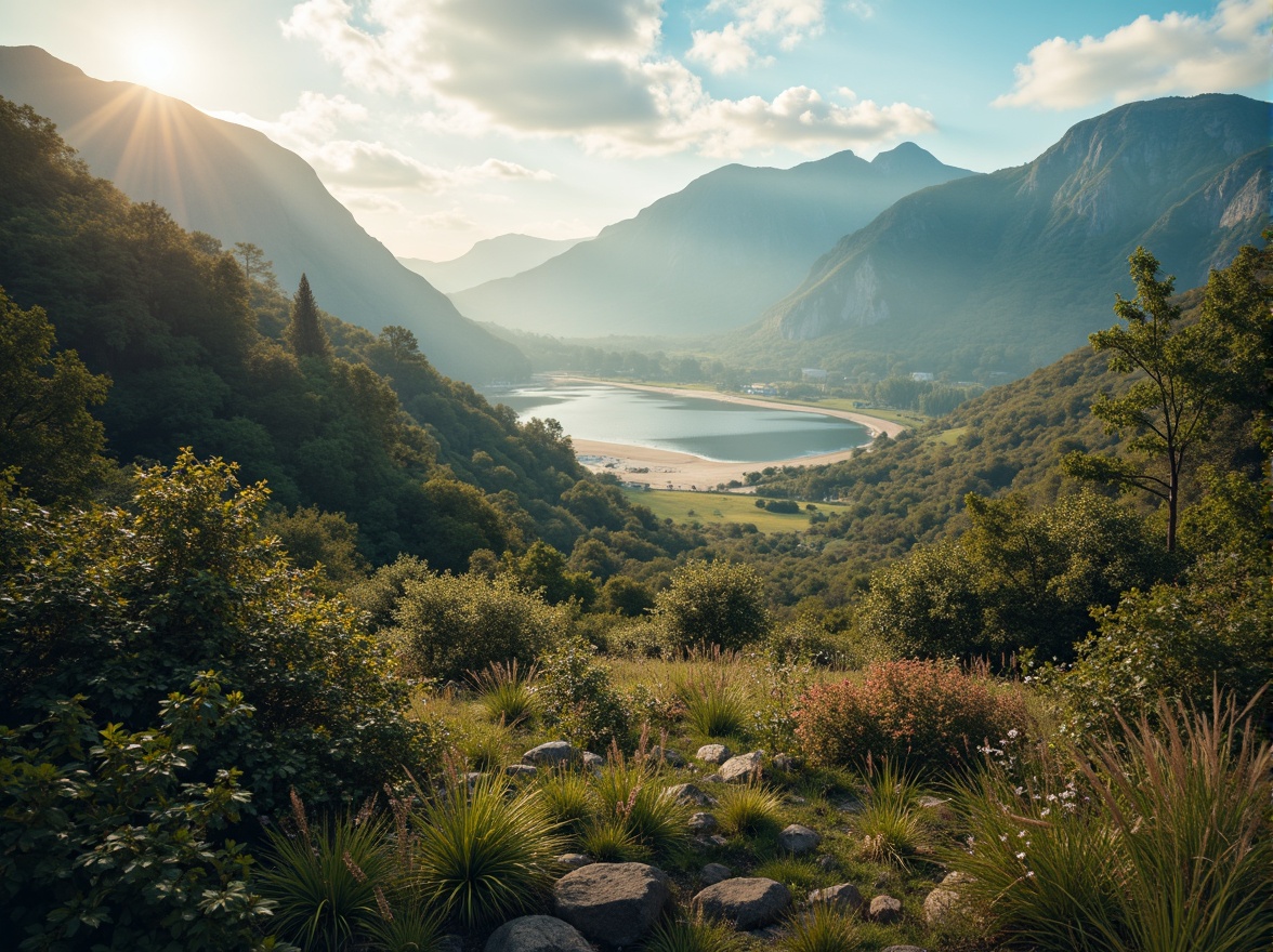 Prompt: Earthy tones, mossy greens, sky blue hues, sandy neutrals, driftwood grays, ocean breeze blues, sunset warmths, forest floor browns, meadow wildflowers, gentle misty dawns, soft luminescent lighting, 1/1 composition, intimate focus, natural textures, earthy materials.