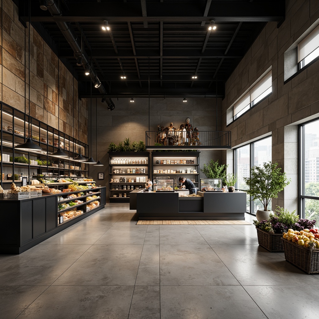 Grocery Store Minimalism Style Building Design Ideas