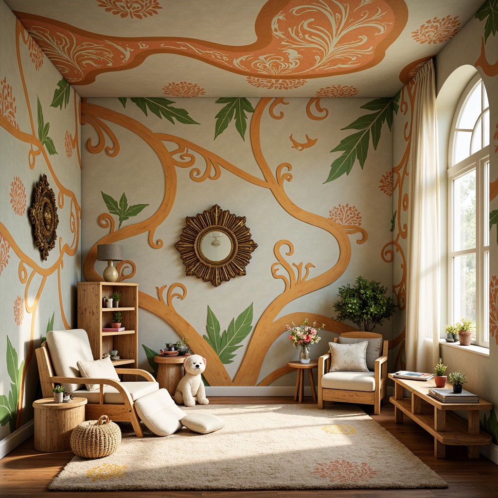 Art Nouveau Style Kids' Room Interior Design Ideas