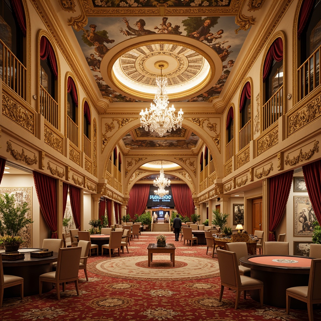 Rococo Style Casino Interior Design Ideas