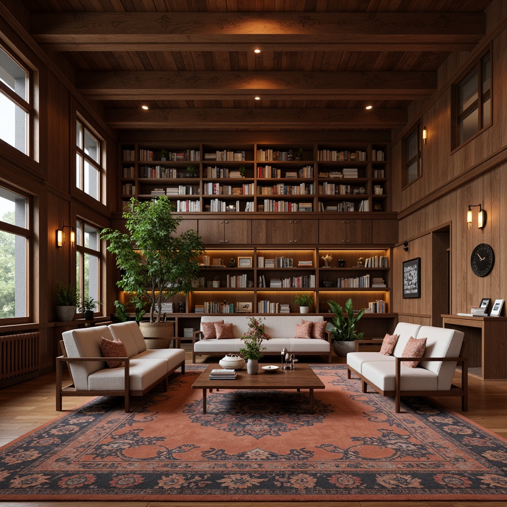 Prompt: \Cozy library interior design\Output