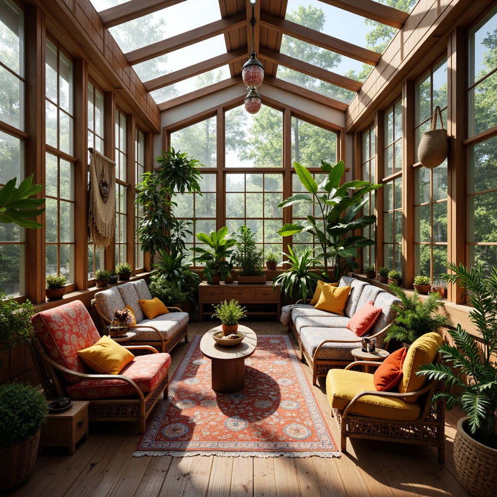 Eclectic Style Sunroom Building Design Ideas