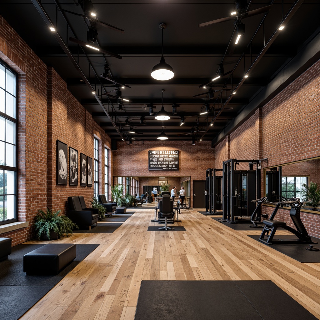 Home Gym Industrial Style Interior Design Ideas