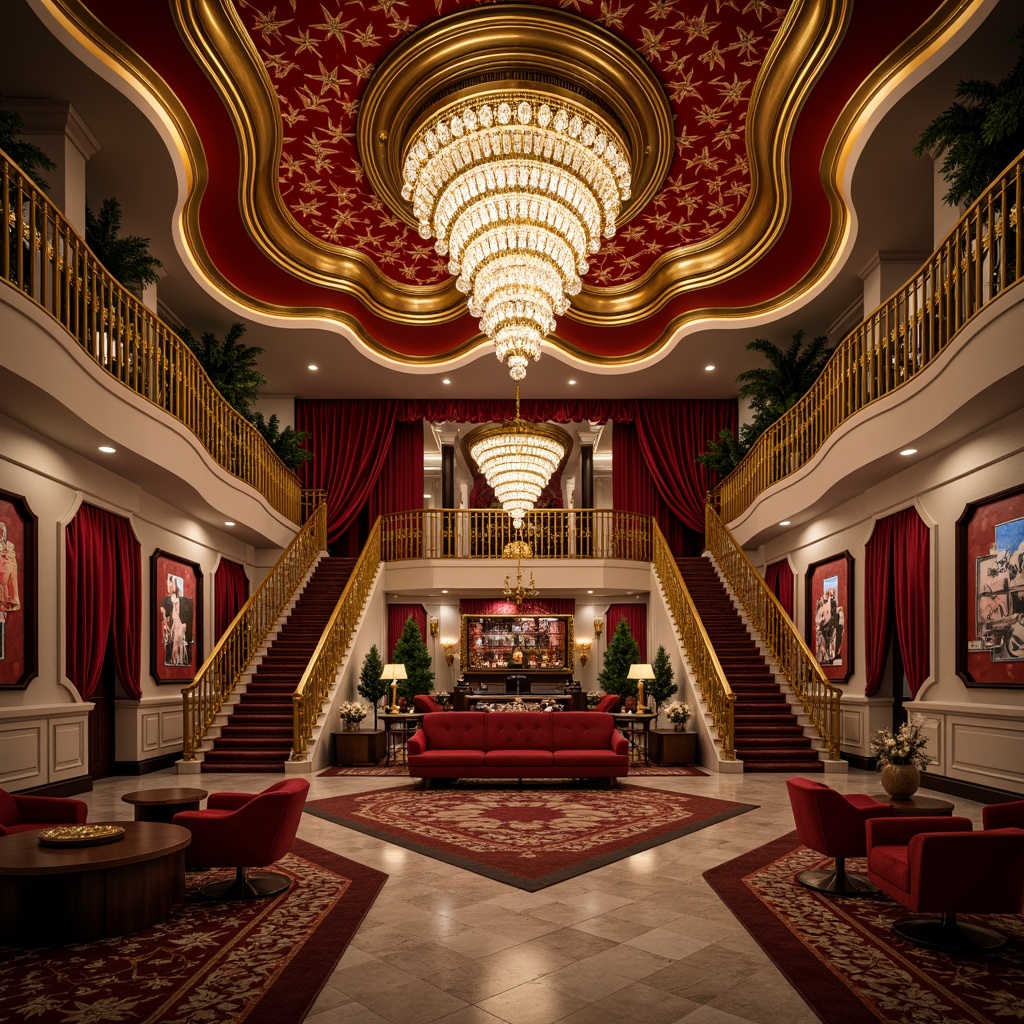 Prompt: Luxurious casino interior, rich velvet fabrics, ornate golden chandeliers, intricate moldings, lavish crystal decorations, majestic columns, marble floors, grand staircases, opulent furnishings, warm atmospheric lighting, soft focus, shallow depth of field, 1/2 composition, realistic textures, ambient occlusion.